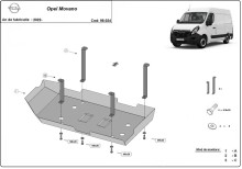 Stahl Unterfahrschutz für AdBluetank Opel Movano (2022-2026)