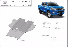 Stahl Unterfahrschutz für Getriebe Toyota Hilux Revo (2016-2026)