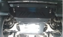 Stahl Unterfahrschutz für Getriebe Mitsubishi Pajero 4 (V80, V90) (2007-2021)