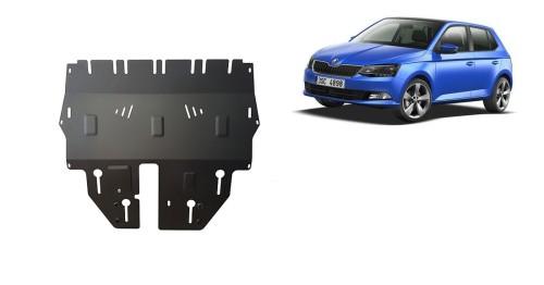 Stahl Unterfahrschutz für Motor Skoda Fabia 3 (2015-2021)