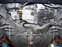 Stahl Unterfahrschutz für Motor, Getriebe Peugeot 406 (1996-2004)