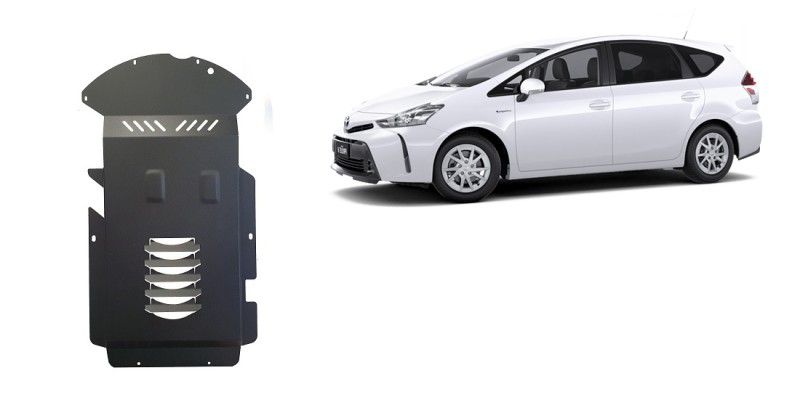 Stahl Unterfahrschutz für Katalysator Toyota Prius 3+ (2011-2021)
