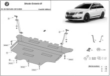 Aluminium Unterfahrschutz für Motor Skoda Octavia (2012-2020)