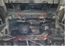 Aluminium Unterfahrschutz für Motor Suzuki Grand Vitara (1998-2009)