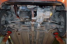 Stahl Unterfahrschutz für Motor, Getriebe Fiat Doblo (2001-2010)