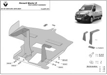 Stahl Unterfahrschutz für Katalysator Renault Master (2010-2021)