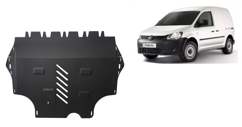 Stalowa Osłona pod silnik VW Caddy - z WEBASTO (2011-2020) EAN