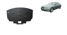 Stahl Unterfahrschutz für Motor BMW Seria 5 E60/E61 mit serienmäßige Frontstoßstange (2003-2010)