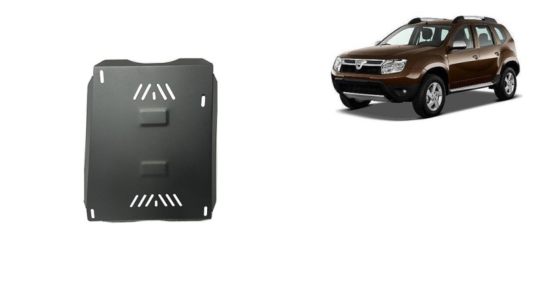 Stahl Unterfahrschutz für Kraftstofftank Dacia Duster (2010-2017)
