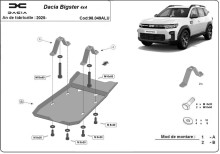 Aluminium Unterfahrschutz für Differentialschutz Dacia Bigster (2025-2026)