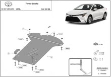 Stahl Unterfahrschutz für Katalysator Toyota Corolla (2019-2026)
