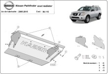 Stahl Unterfahrschutz für Kühler Nissan Pathfinder (2005-2015)
