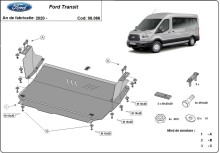Stahl Unterfahrschutz für Motor Ford Transit FWD (2020-2026)