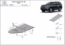 Stahl Unterfahrschutz für Getriebe Toyota Land Cruiser 150 (2009-2026)