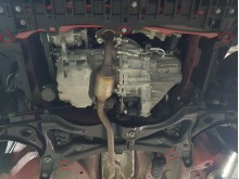 Stahl Unterfahrschutz für Motor Toyota Aygo AB10 (2005-2014)