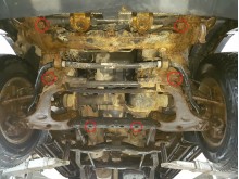 Stahl Unterfahrschutz für Motor Mitsubishi L200 (1998-2007)