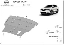 Stahl Unterfahrschutz für Motor Renault Koleos (2016-2025)