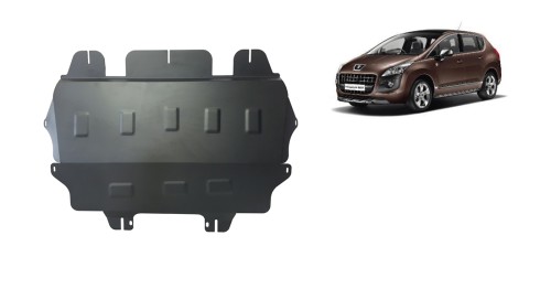 Stahl Unterfahrschutz für Motor, Getriebe Peugeot 3008 (2009-2016)