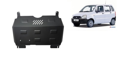 Stahl Unterfahrschutz für Motor, Getriebe Suzuki Wagon R+ (2000-2026)