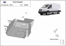 Stahl Unterfahrschutz für AdBluetank Ford Transit (2013-2020)