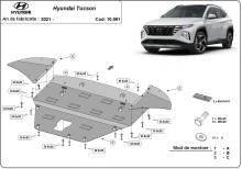Stahl Unterfahrschutz für Motor Hyundai Tucson (2021-2026)
