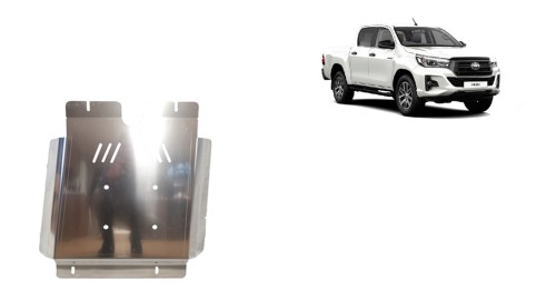 Aluminium Unterfahrschutz für Getriebe Toyota Hilux Invincible (2021-2026)