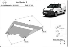 Stahl Unterfahrschutz für Motor Opel Combo (2010-2017)