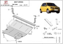 Stahl Unterfahrschutz für Motor Seat Arosa (1997-2004)