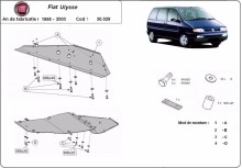 Stahl Unterfahrschutz für Motor Fiat Ulysse (1995-2003)