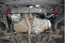 Stahl Unterfahrschutz für Motor Peugeot 2008 (2013-2019)