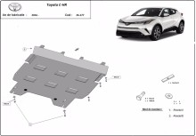 Stahl Unterfahrschutz für Motor Toyota C-HR (2016-2023)