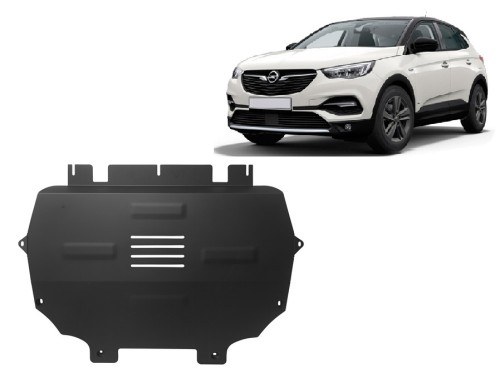 Stahl Unterfahrschutz für Motor Opel Grandland X (2017-2026)