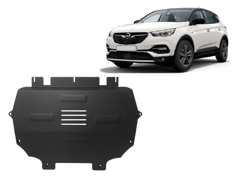 Stahl Unterfahrschutz für Motor Opel Grandland X (2017-2026)
