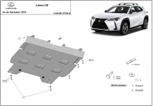 Aluminium Unterfahrschutz für Motor Lexus UX (2019-2026)