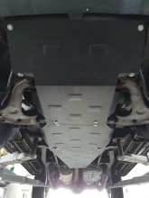 Stahl Unterfahrschutz für Motor, Kühler Mitsubishi Pajero Sport 1 (1998-2007)