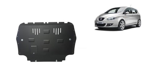 Stahl Unterfahrschutz für Motor, Getriebe Seat Altea (2010-2015)