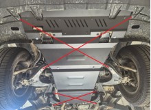 Stahl Unterfahrschutz für Getriebe Maxus T60 Max (2025-2026)