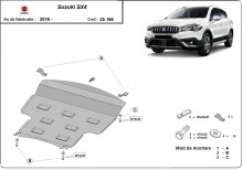 Stahl Unterfahrschutz für Motor Suzuki SX4 (2013-2023)
