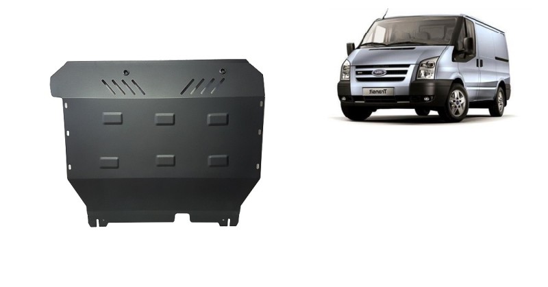 Stahl Unterfahrschutz für Motor Ford Transit FWD (2007-2013)