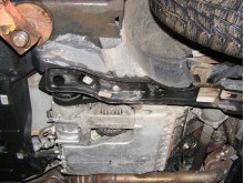 Stahl Unterfahrschutz für Motor, Getriebe, Differential  Mercedes A-Class (2004-2012)