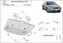Stahl Unterfahrschutz für Motor Mercedes E-Class W211 (2002-2008)