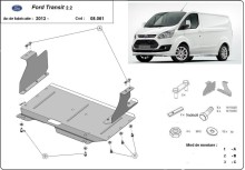 Stahl Unterfahrschutz für Motor, Getriebe Ford Transit Custom (2013-2020)