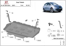 Stahl Unterfahrschutz für Motor Seat Toledo 3 (2005-2012)