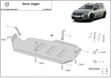 Stahl Unterfahrschutz für Kraftstofftank Dacia Jogger (2021-2026)