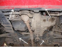 Stahl Unterfahrschutz für Motor Alfa Romeo Mito (2008-2018)