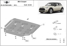 Stahl Unterfahrschutz für Motor, Getriebe Mini Cooper (2014-2024)