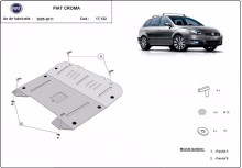 Stahl Unterfahrschutz für Motor, Getriebe Fiat Croma (2005-2011)