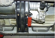 Stahl Unterfahrschutz für Getriebe Chevrolet Tracker (1999-2005)
