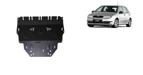 Stahl Unterfahrschutz für Motor Skoda Fabia Diesel (1999-2007)