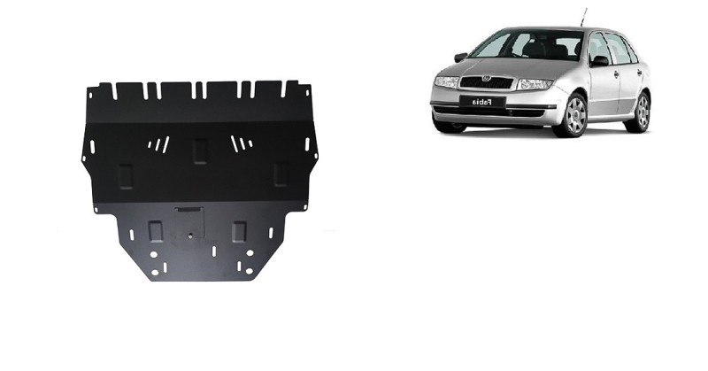 Stahl Unterfahrschutz für Motor Skoda Fabia Diesel (1999-2007)